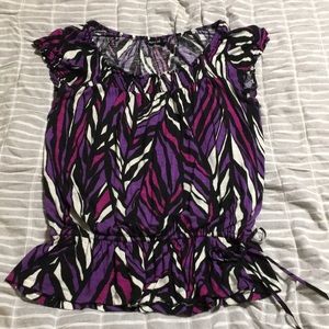 Purple blouse
